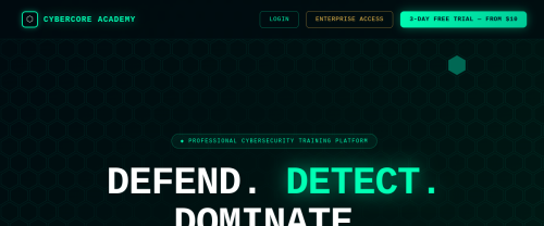 CyberCore Academy screenshot